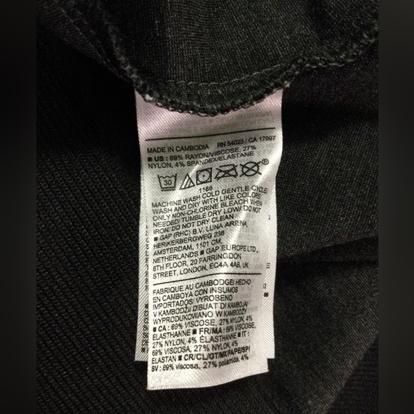 Old Navy Extra High-Waisted Stevie Skinny Pants Dark Heather Gray Size 3X NWOT - Picture 4 of 6